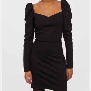 H&M Puff Sleeved Dress